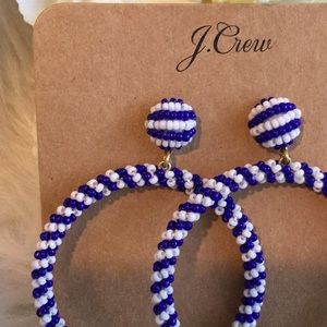J. Crew Jewelry - 🆕J. Crew Beaded Hoop Earrings J. Crew Jewelry - 🆕J. Crew Beaded Hoop Earrings